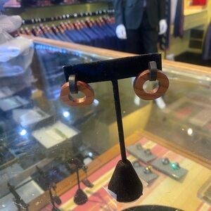 Wooden Hoop Earrings